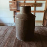 ブリキの茶缶（小）