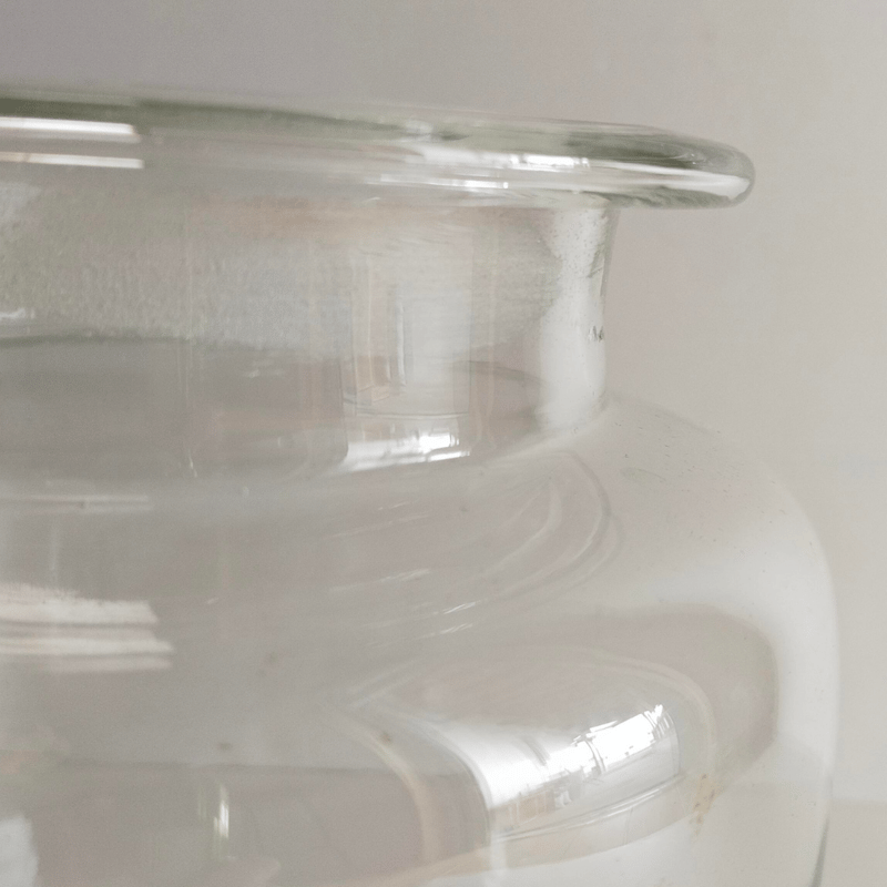 蓋付きの古いガラス瓶C | 生活骨董の店 dadatools.