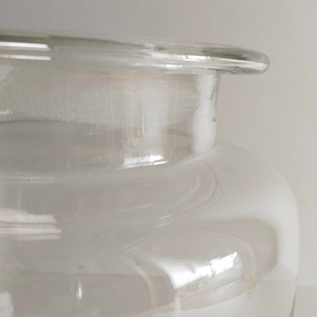 蓋付きの古いガラス瓶C | 生活骨董の店 dadatools.