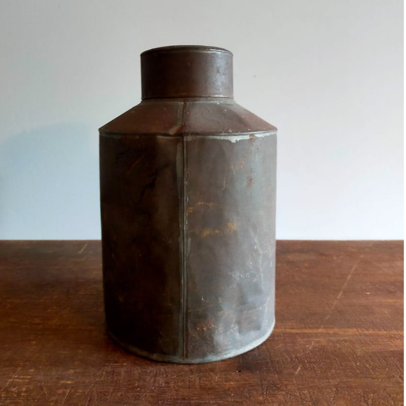 ブリキの茶缶（小） | 生活骨董の店 dadatools.