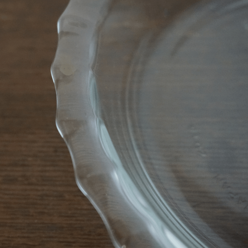 透明のフリル皿／3枚セット | 生活骨董の店 dadatools.