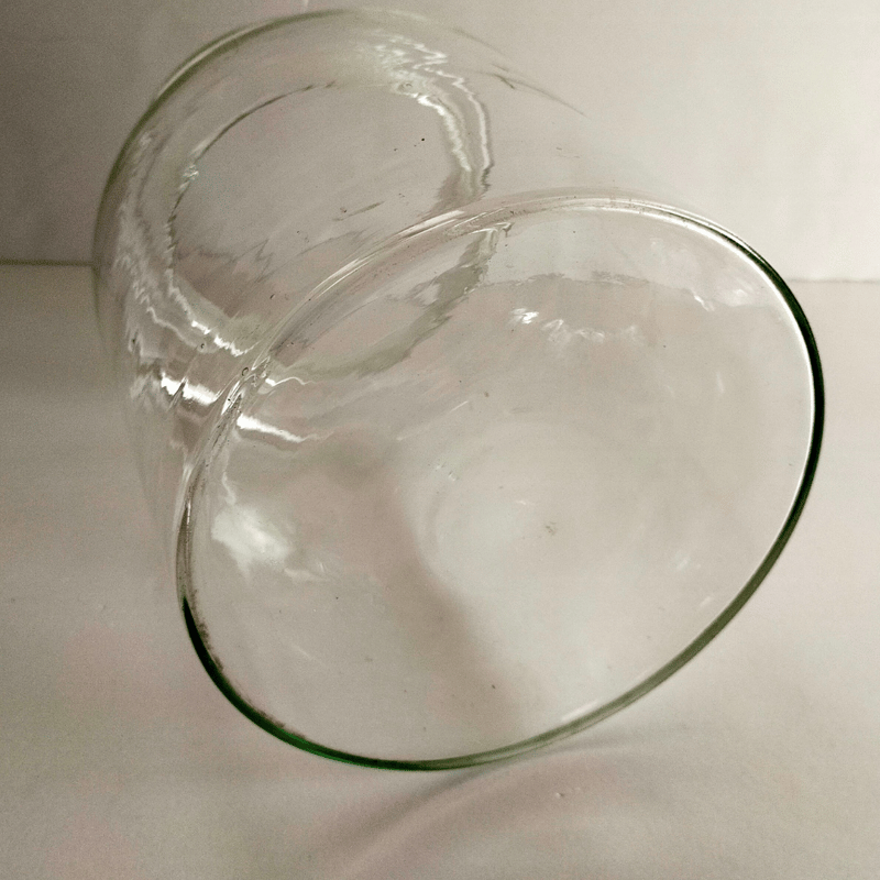 蓋付きの古いガラス瓶C | 生活骨董の店 dadatools.