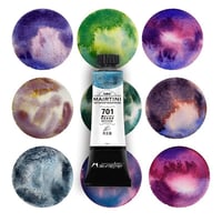 Mairtini】惑星シリーズ 15ml/12色セット 水彩絵の具 分離色【お取り寄せ品】 ...