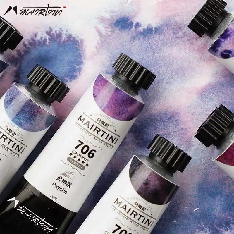 Mairtini】惑星シリーズ 15ml/12色セット 水彩絵の具 分離色【お Mairtini】惑星シリーズ 15ml/12色セット 水彩絵の具 分離色【お