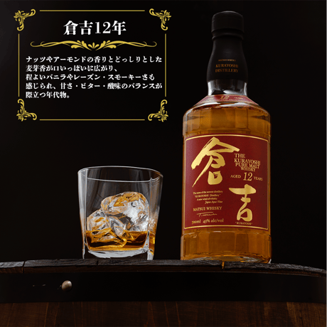 マツイピュアモルトウイスキー「倉吉 12年」