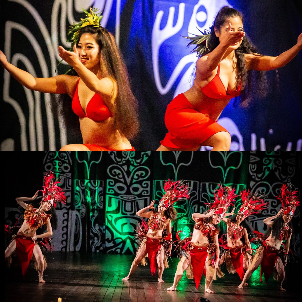 タヒチアンダンスmaohi ドレスxs