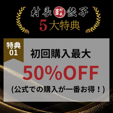 【80個】村長餃子🥟定期便限定価格！送料無料！