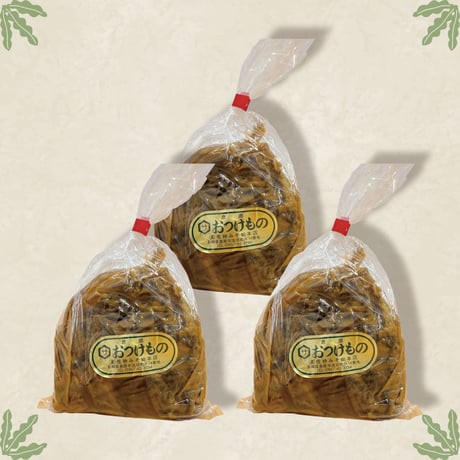 お漬物（わかめの茎）　500g　3個入