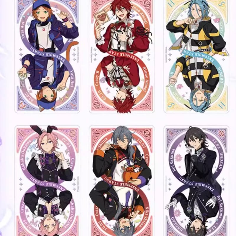 あんスタ 中国 ポストカード トランプ Trickstar 北斗 スバル 真 あんさんぶるスターズ！！アルバムシリーズ 『TRIP』 Trickstar