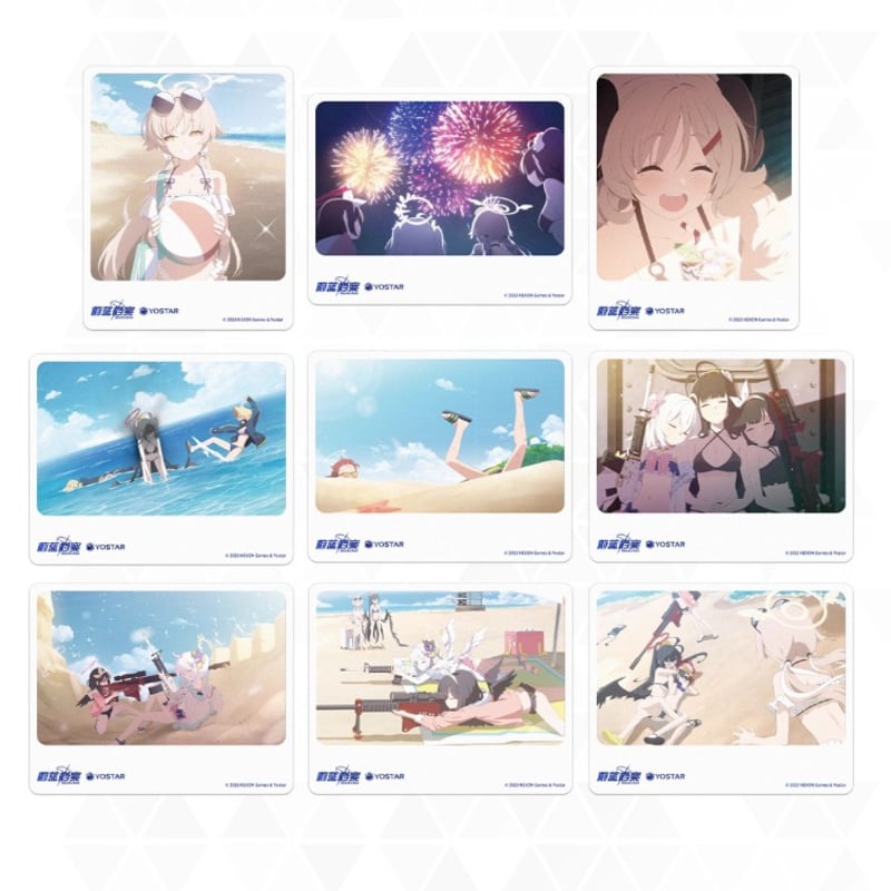 ブルアカ】中国限定 水着シリーズ CGフォトカードセット ※3月下旬発送