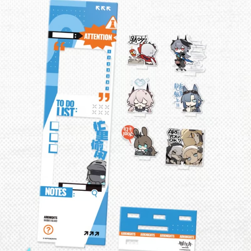 アークナイツ】五周年慶典 アクリルメモボード ※購入から150日以内に