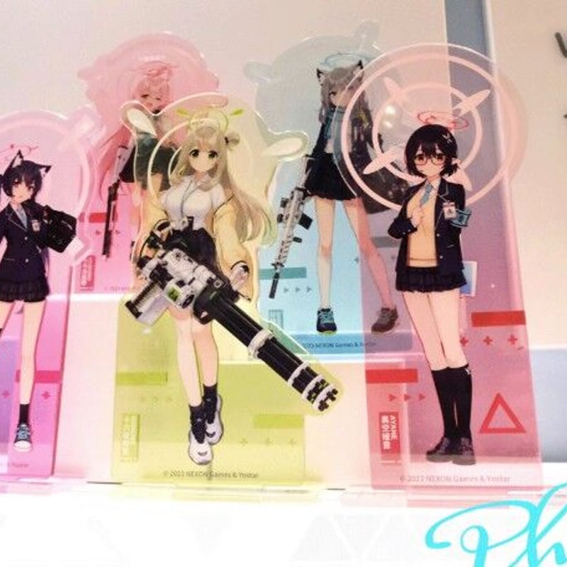 ブルーアーカイブ ブルアカ アクリルスタンドまとめ売り 引退品 Amazon.co.jp: 4セット ブルアカ アクリルスタンド ブルー