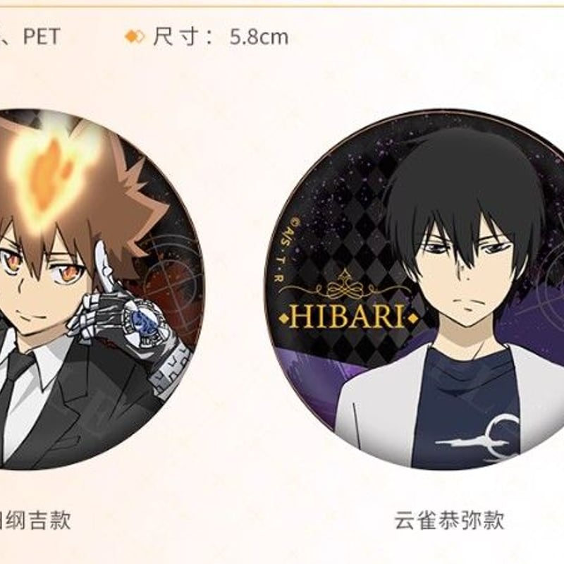 家庭教師ヒットマ ンREBORN 中国限定グッズ 缶バッジ　10個セット 4570140122017_1.jpg?v=1746083634