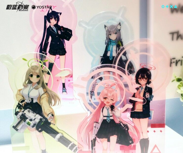 ブルーアーカイブ アビドス 対策委員会 アクリルスタンド 中国限定 original