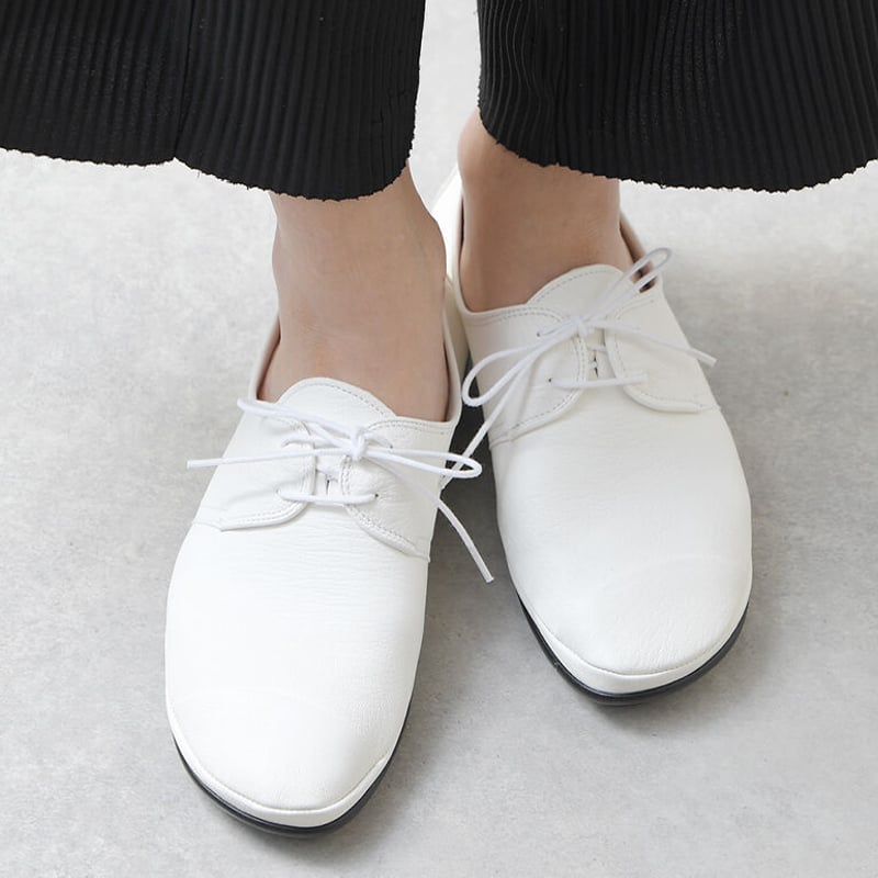 履いたそばからなじむ靴 ホワイト | 外反母趾でも痛くない≪革の