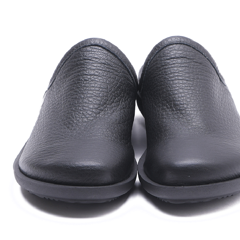 履いたそばからなじむサボ ブラック | 外反母趾でも痛くない≪革の