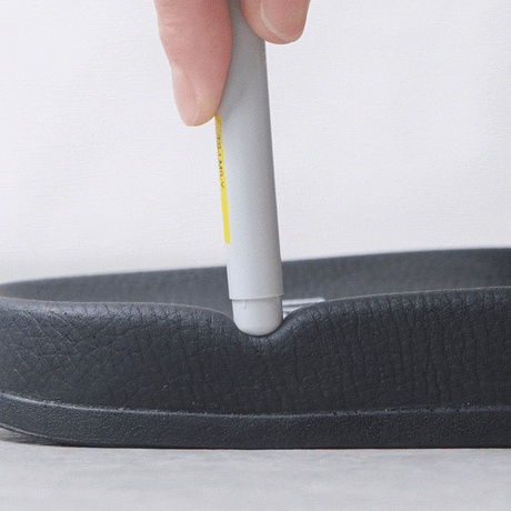 静電気なんか怖くない！履くだけでビリっと来なくなるパッチワークサンダル  ホワイト