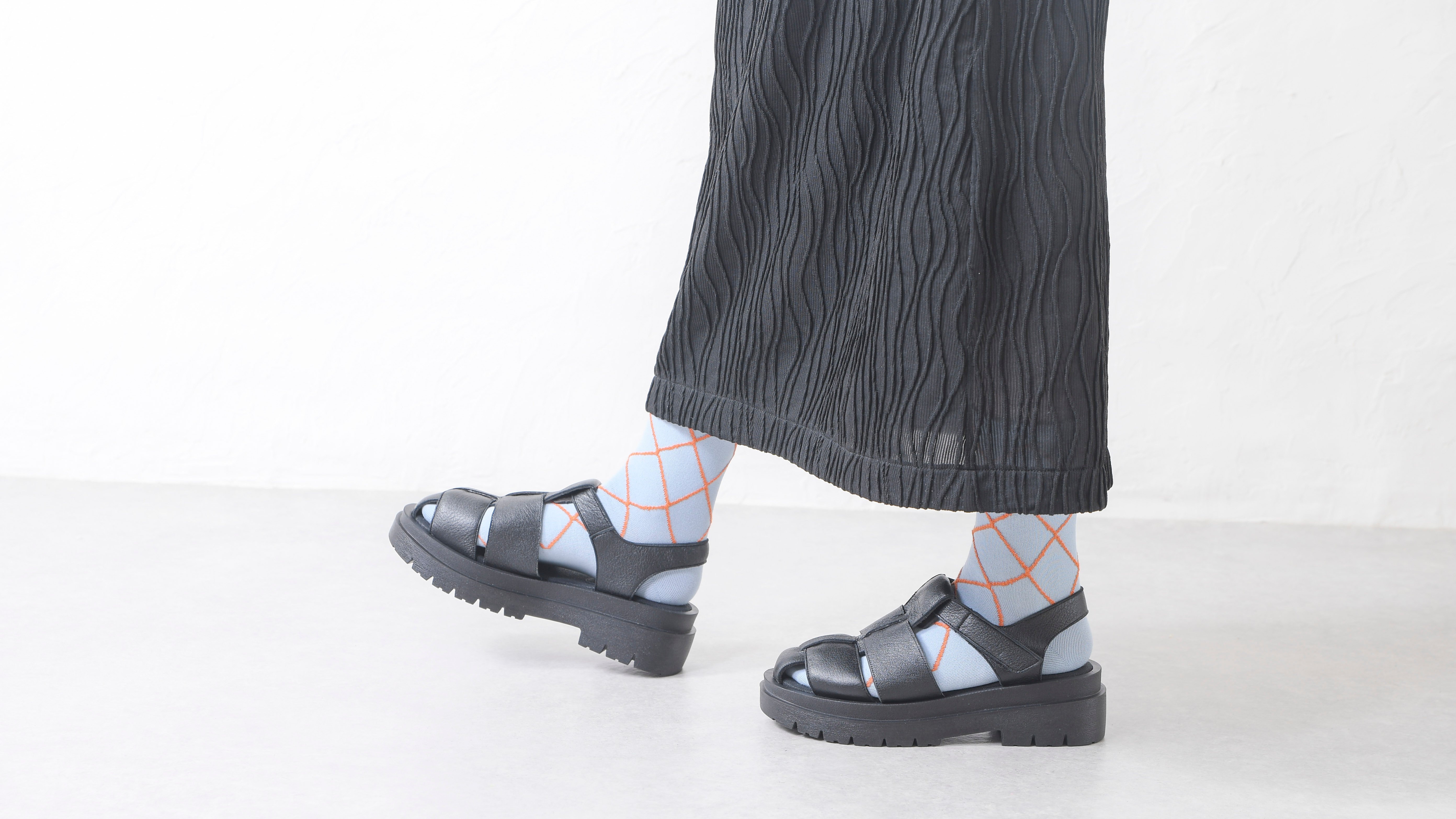 アンダーカバーイズム Languid期GIZ柄 レザーサンダル 28.5相当 original