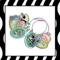 しりとりacrylic keychain