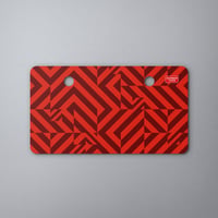 NUMBER-TACK ナンバータック  / Dazzle CAMO / red