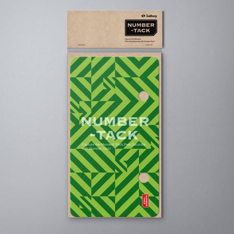 NUMBER-TACK ナンバータック  / Dazzle CAMO / green