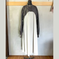 新型コンビワンピース／charcoal／【nunuforme ヌヌフォルム】
