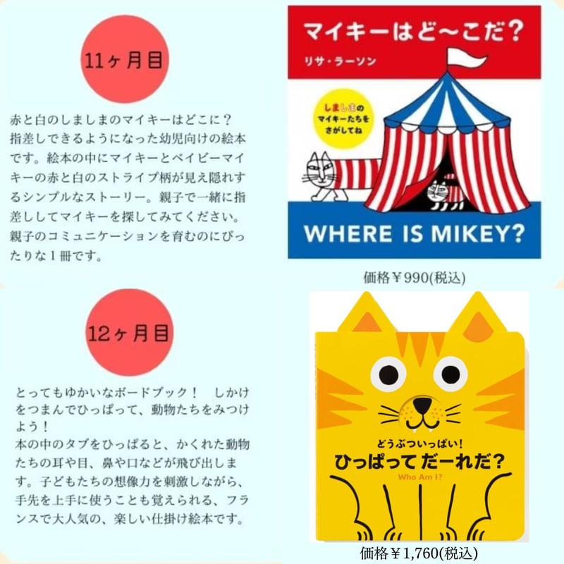 0歳】絵本の定期便・12ヶ月コース(月1冊) | modeee