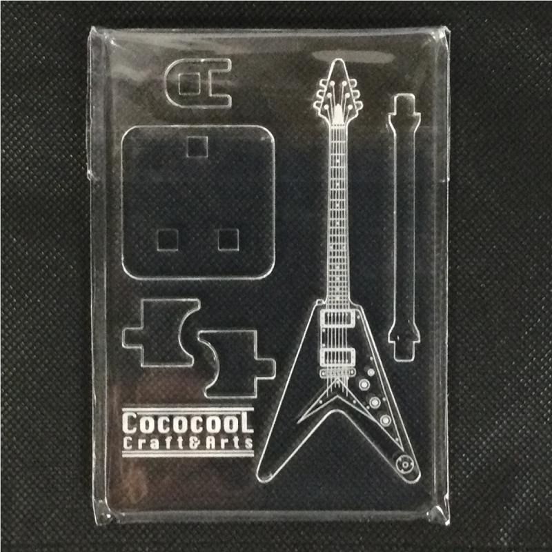 アクリル製 ミニチュアギター フライングVタイプ FlyingV type | cococool2