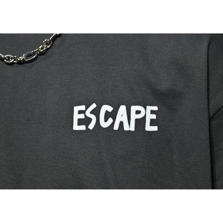 item tee ( charcoal/navy/white )  #エスケープ