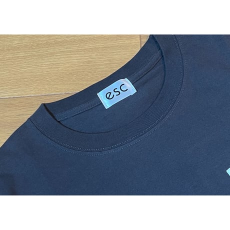 item tee ( charcoal/navy/white )  #エスケープ