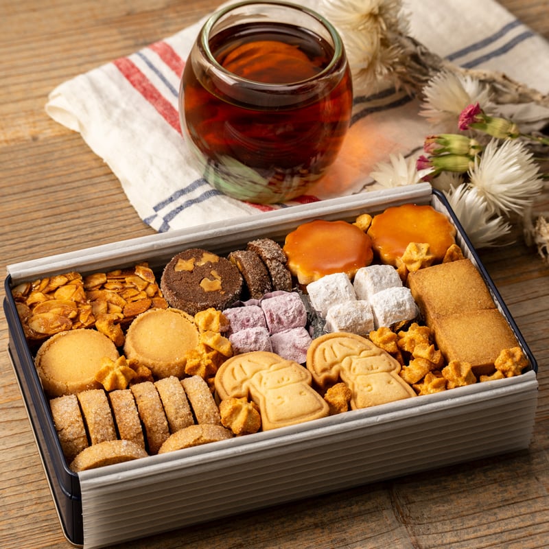 メルシーベイククッキー缶