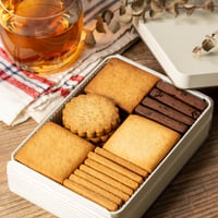 おやつラボのクッキー缶 シンプル缶（2026年夏）
