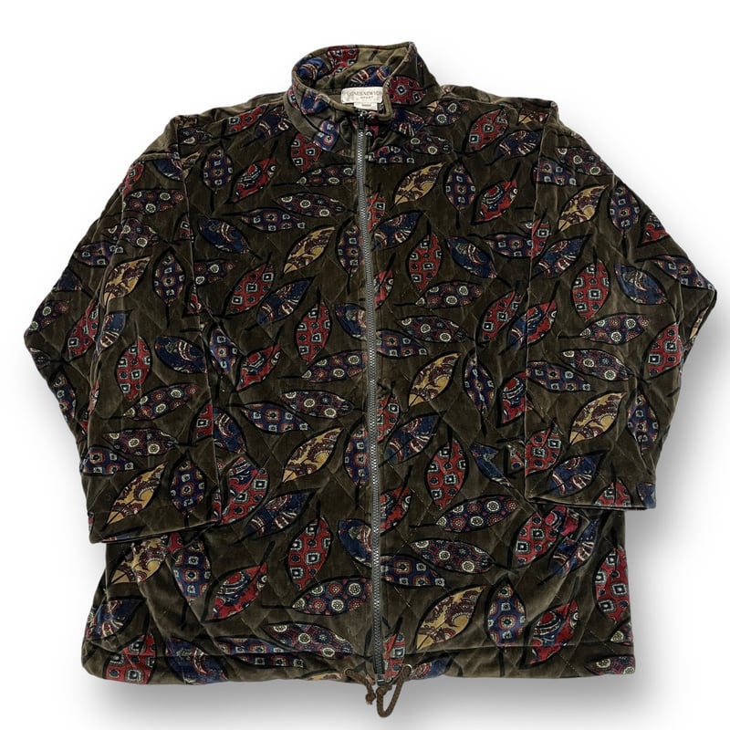 Jones New York Collection Jacket Black Olive Green Plaid Zip