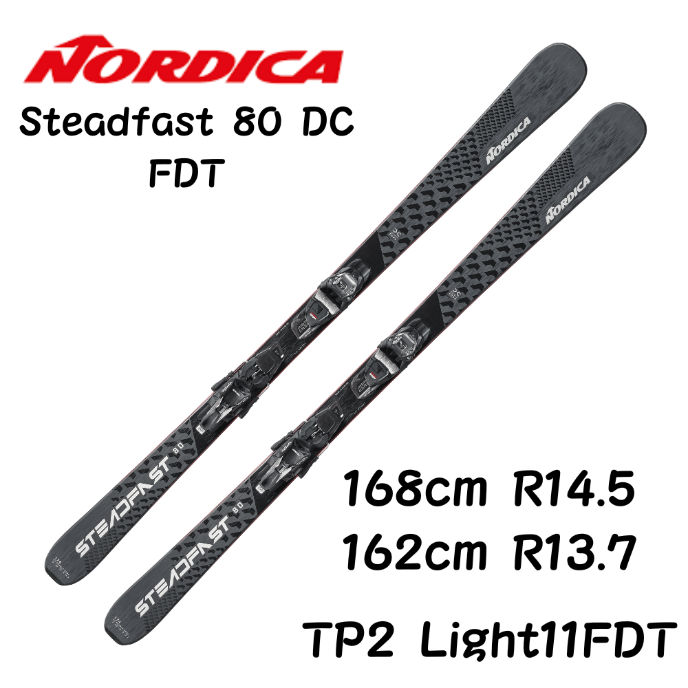 2024.25モデル NORDICA ノルディカ スキー板 Steadfast 80 DC 2024.25モデル NORDICA ノルディカ スキー板 Steadfast 80 DC
