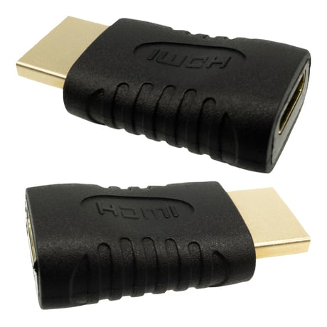 オトクな2個セット Ver1.4対応 HDMI(オス) - miniHDMI(メス)変換コネクタ エスエスエーサービス SHDM-MIHF-2P