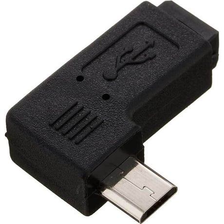 miniUSB 変換コネクタ・L字型 miniUSB(メス) - microUSB(オス) SMIF-MCML エスエスエーサービス
