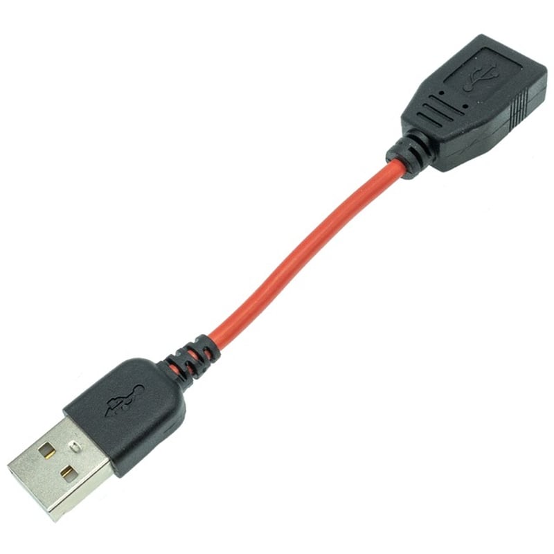 USB2.0 延長ケーブル 5cm エスエスエーサービス SU2-AA05R | エスエス