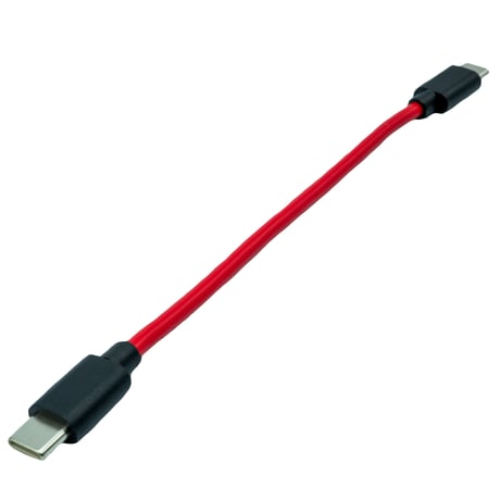 エスエスエーサービス PD（最大100W)充電対応 USB2.0 Type-C 充電・データ転送ケーブル オス-オス ストレート 約10cm SU2-TCC10R
