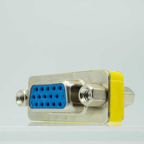 エスエスエーサービス VGA(ミニDsub-15ピン）中継コネクタ VGA(メス)- VGA(メス) SVGAF-VGAF-2P