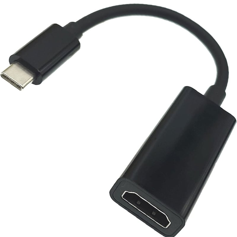 HDMI 1.4対応 HDCP Type-C(オス) - HDMI(メス) 変換ケーブル エス