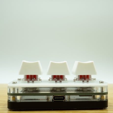 エスエスエーサービス こぴぺくんシリーズ 赤軸採用 コピー/ペースト/カット 3マクロキー メカニカルキーボード 片手 手元 LED搭載　ショートカット SU2-MKCVX