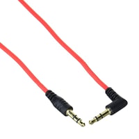 3.5mmステレオケーブル 片側L型 オス-オス ケーブル 120cm ST35-AM12RL エスエスエーサービス　ST35-AM12RL