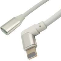 Lightning 延長 ケーブル L型 100cm SL-LTE100WL iOS17 検証済 iPhone エスエスエーサービス