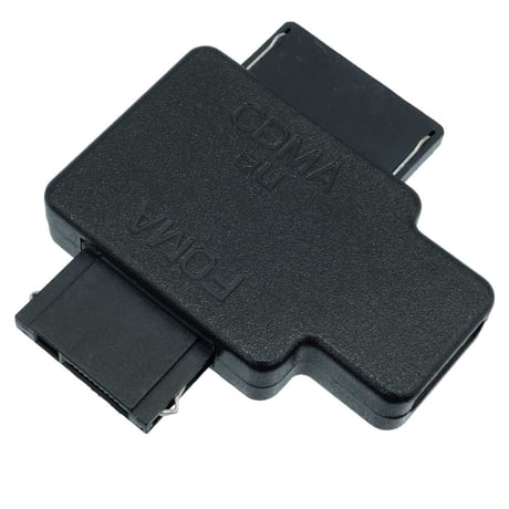 【2個セット】エスエスエーサービス　ガラケー 充電専用 Type-C(メス) - FOMA SoftBank＆au 充電変換コネクタ STCF-GFAM-2P