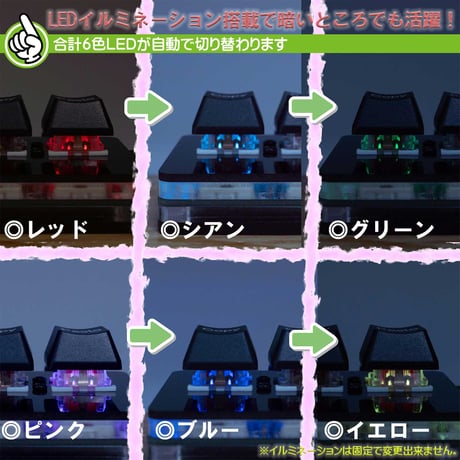エスエスエーサービス こぴぺくんシリーズ 赤軸採用 コピー/ペースト/カット 3マクロキー メカニカルキーボード 片手 手元 LED搭載　ショートカット SU2-MKCVX