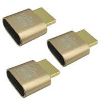 お得な3個セット エスエスエーサービスHDMI 4K UHD 仮想ディスプレイエミュレータ  MS-004-3P