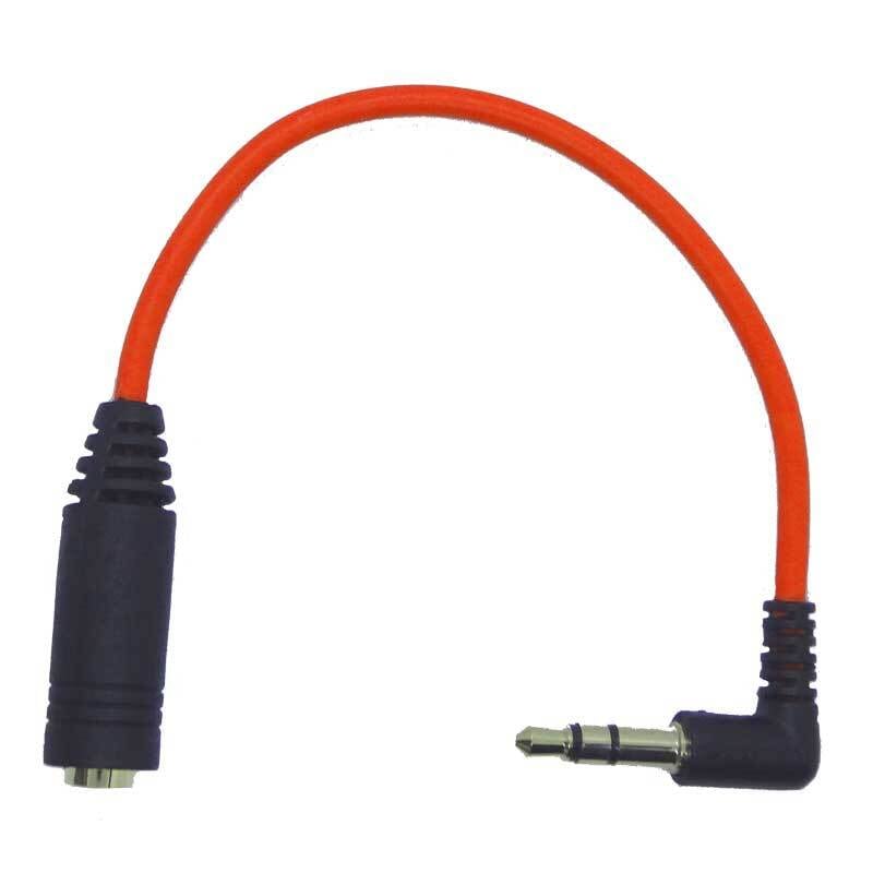 3.5mmステレオ 3極 延長ケーブル L型オス - メス 約10cm ST35-AF01RL