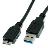 USB 3.0 MicroB(オス)- USB TYPE-A(オス) ケーブル データ高速転送ケーブル 外付けハードディスク SSD 光学ドライブなどに SU3-ABM05
