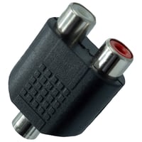 3.5mm 3極ステレオ(メス) - RCA(メス)変換コネクタ オーディオ変換コネクタ エスエスエーサービス ST35F-RCAF