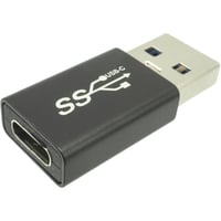 エスエスエーサービス USB3.2 TYPE-A(オス)-Type-C(メス) 最大10Gbps パソコン SSD 外付けHDD スマホ充電 3V/5A 変換コネクタ STCF-UAM3
